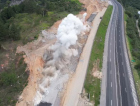 BR-101: detonação de rochas deixará trânsito lento em Capivari de Baixo nesta sexta-feira