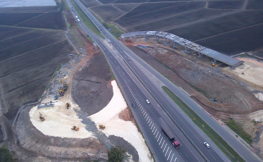 BR-101: novo viaduto em Maracajá supera os 60% do cronograma de obras