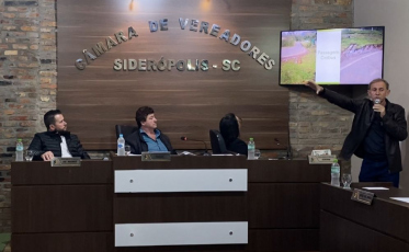 Melhorias no acesso ao Santuário Aguaí pauta sessão da Câmara de Siderópolis