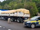 Caminhão com placas de Criciúma é retido após motorista não pagar pedágio