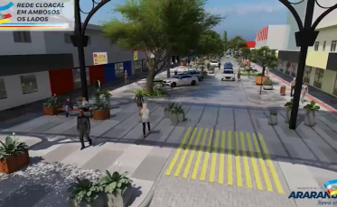 Lançada a revitalização do calçadão de Araranguá (VÍDEO)