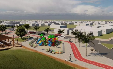 Começam as obras no calçadão de Balneário Rincão