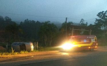 Manhã com acidente na SC-108