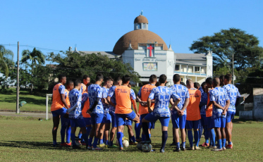 Caravaggio realiza último treino antes de enfrentar o Criciúma
