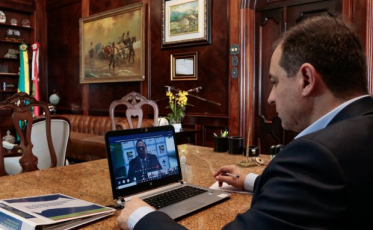 Covid-19: Carlos Moisés trata de vacinas com o ministro da Saúde