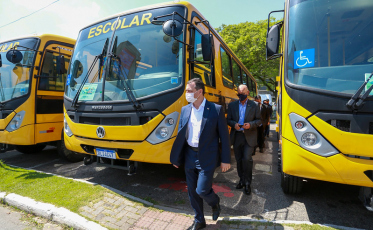 Sul ganha o reforço de 14 ônibus para transporte escolar