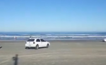 Acesso na orla do Rincão? Só para carros de pescadores