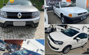 Ladrões furtam seis carros e uma moto de revenda