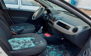 Nem as baterias dos carros da prefeitura escapam dos bandidos