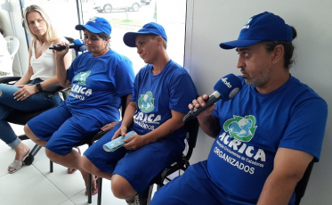 Acrica e o trabalho diário na coleta seletiva