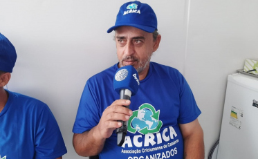 Acrica e o trabalho diário na coleta seletiva