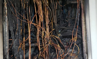 Fumaça de incêndio faz idosa desmaiar em Criciúma