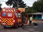 SC-108: motociclista fica ferida após colisão com carro em Urussanga