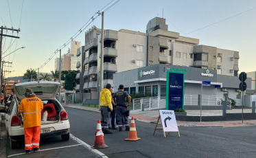Obras na Rua João Cechinel podem ser finalizadas antes do previsto 