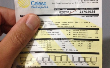 Tarifa da Celesc mais cara a partir de novembro