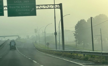 Semana começa com cerração ampla em SC; veja a previsão