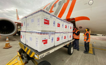 Estado recebe 394 mil doses de vacina contra a Covid-19