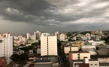 Chove agora, mas na virada não