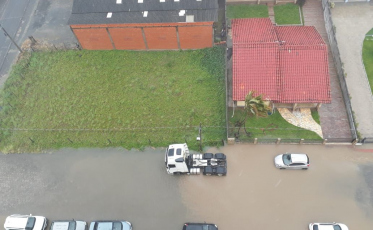 Chuva causa alagamento e traz prejuízos ao Sul de SC (FOTOS)