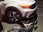 Ciclista é atropelada no Centro de Cocal do Sul