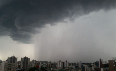 Ciclone extratropical: cidade de SC registra 80 milímetros de chuva em três horas