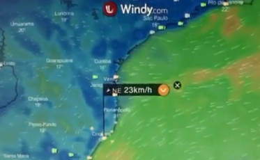 Ciclone não atingirá a região