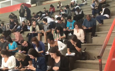 Concurso da Polícia Militar agita o Ginásio Municipal