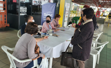Dia de Conexão Saúde no Terminal Central de passageiros