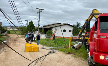Cooperaliança faz levantamento após temporal que atingiu a rede elétrica
