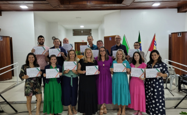 Cocal do Sul: alunos passam por formação em curso de italiano