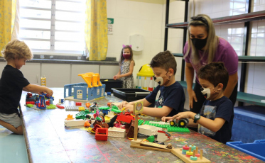 Esquenta recebe famílias no Colégio Satc