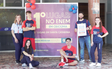 No Enem, Colégio Michel de Criciúma conquista a maior média da redação de SC 