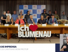 Coletiva de imprensa trata sobre ataque à creche em Blumenau (VÍDEO)