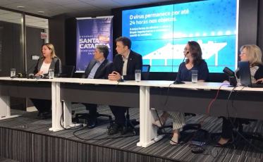 Coronavírus: secretário de saúde fala sobre ações em SC (Ao Vivo)