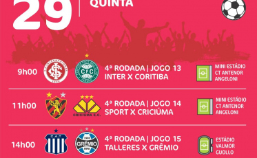 Confira a tabela de jogos da Copa Criciúma Sub-17