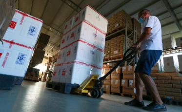 Sul recebe mais 8,7 mil doses de CoronaVac