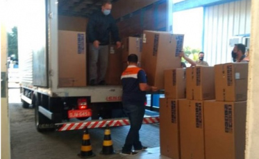 Estado entregou 200 respiradores pulmonares