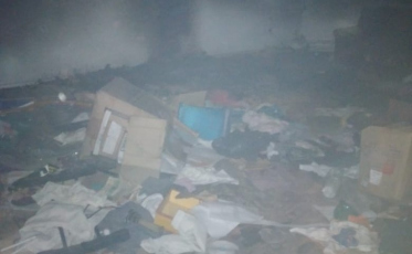 Morador de rua é resgatado de incêndio em imóvel abandonado em Araranguá