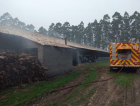Aviário pega fogo em Araranguá