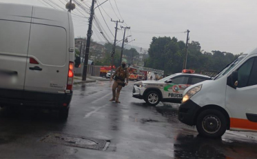 Corpo é encontrado no Rio Criciúma e mobiliza equipes