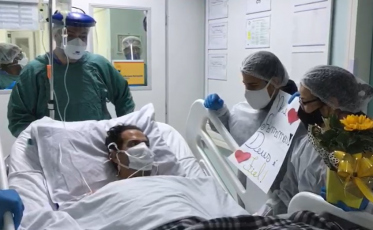 Covid-19: Mais um comemora cura em Tubarão (VÍDEO)