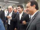 Governador em reunião com Salvaro e lideranças do Sul