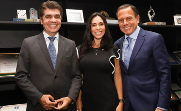 Geovania de Sá empolgada após reunião com Doria