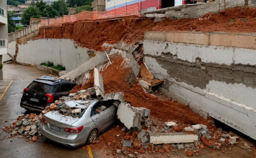 Deslizamento atinge condomínio e leva Estado a indenizar moradores em SC