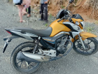 Motociclista de 75 anos fica ferido após acidente em Urussanga
