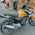 Motociclista de 75 anos fica ferido após acidente em Urussanga