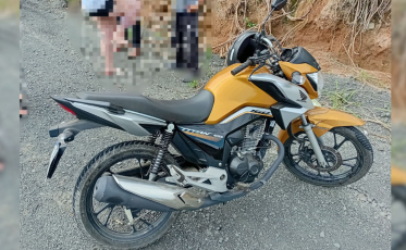 Motociclista de 75 anos fica ferido após acidente em Urussanga