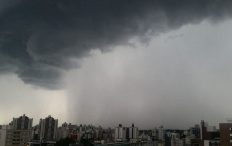 Temporais devem marcar mudança no tempo nesta semana em SC