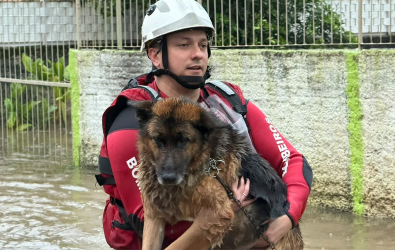 Tempo real: chuva interdita vias e causa transtornos na região Sul