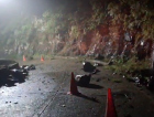 Chuva provoca queda de barreira na Serra do Rio do Rastro
